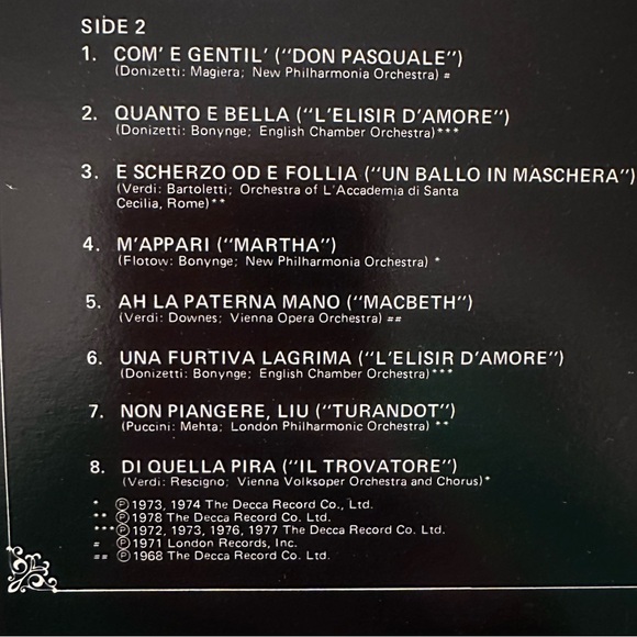 Pavarotti records LP, set of 2 albums - Picture 6 of 7